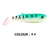 5 Anzuelos T-tail Wobbler Gusano Minnow Cebo Bass Biomimétic