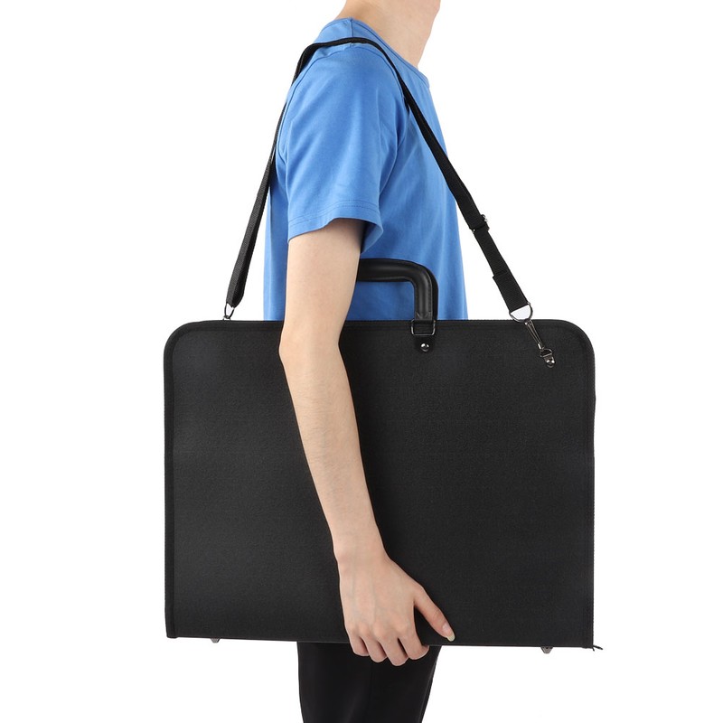 PVC Portable Painting Plate Bag A3 Drawing Sketch Board Storage