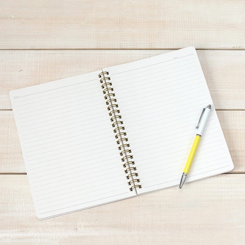 Lab Clip Notes A5 Horizontal Ruled Camille , whites