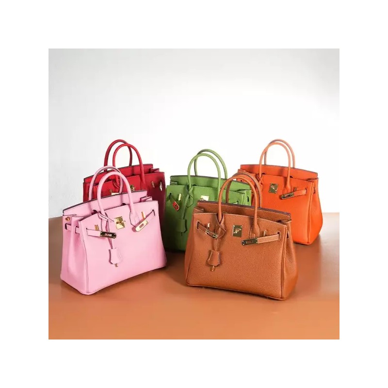 Togo 토고 가죽 버킨 숄더백 핸드백 [카키색 35cm] Togo Leather