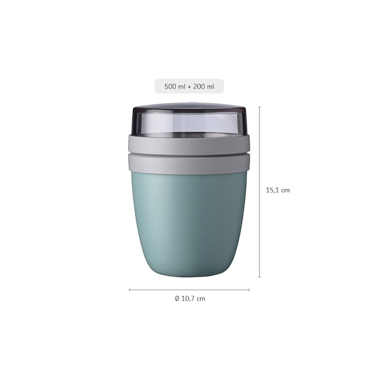 Mepal 'Ellipse' Lunch Pot For On The Go, 500 ml