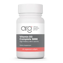 Allergy Research Group - Vitamin D3 Complete 5000 - with A & K2 (60gels)