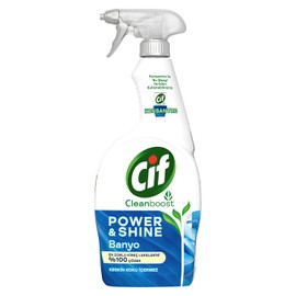 Cif Power Shine Cleanboost Sprey Temizleyici Banyo İçin Temizleyici ve Kireç Çözücü 750 ML