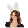 Elope White Bunny Bendable Ears Headband Standard, White