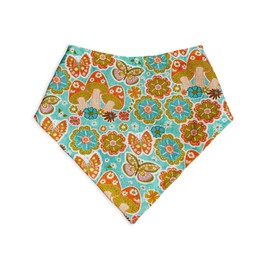 Bandana - Shrooms Bandana | Mashroom Bandana | Flowers Bandana | Dog Bandana | Cat Bandana | Pet Animal Accessories - Eco Friendly Cotton