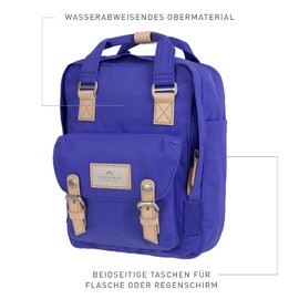 Doughnut Macaroon Mini Backpack Unisex 7L with Tablet Compartment I Student Backpack Functional & Handmade I Ideal as a Travel Backpack or Lightweight City Backpack I Daypack