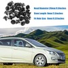 A ABSOPRO Car Rivet 8mm Hole Fastener Bumper Clip Plastic