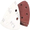 Boxonly 20 Pcs Detail Sander Paper 6 Hole Hook and