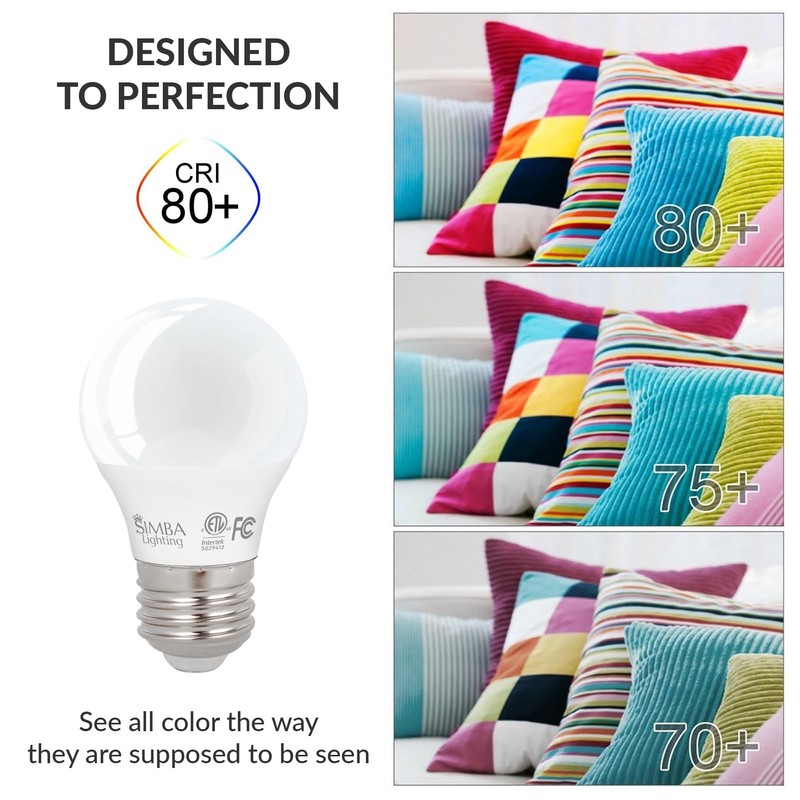Simba Lighting LED A15 ETL Listed Refrigerator Light Bulbs (2-Pack)