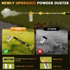 2 Pack Diatomaceous Earth Powder Duster with Adjustable Length 4FT,