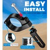 VAZESWIN 2PCS UTV Light Bar Mounts, Sturdy Aluminium Alloy LED