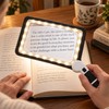 5X Handheld Magnifying Glass for Reading – Large Rectangle Lens