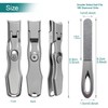 VOGARB Nail Clippers for Men Thick Nails, Large Wide Jaw