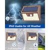 Peasur Brown Solar Lights Outdoor Motion Sensor 8 Pack, Ultra-Bright