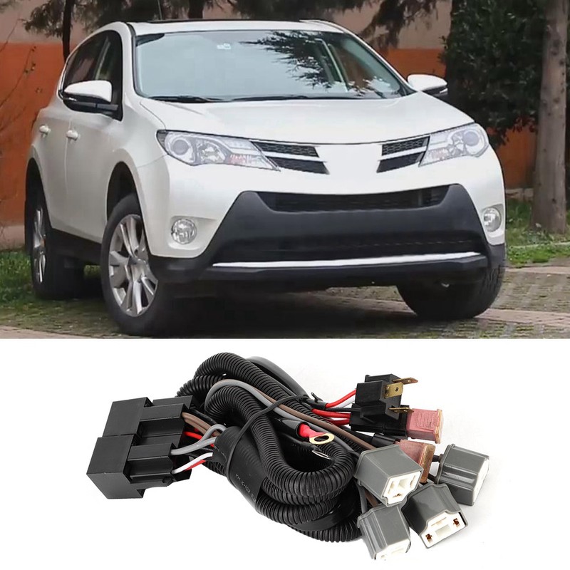 Car LED Light Headlight Wiring Harness Lighting Boost With For
