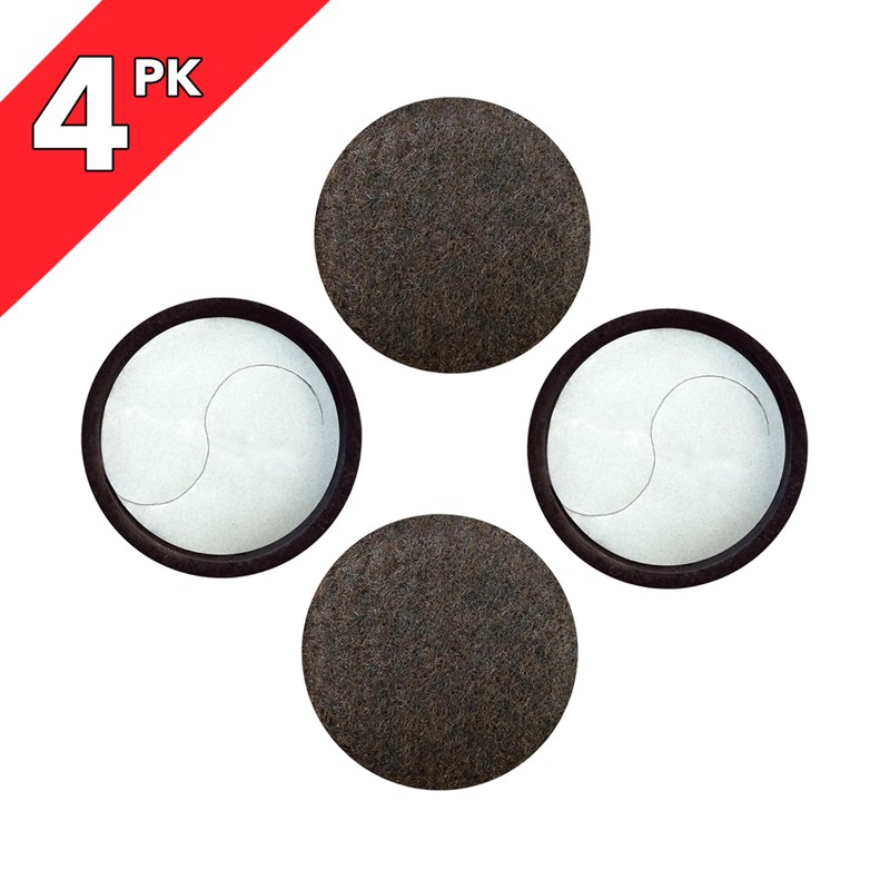 Super Sliders Secure Grip Formed Felt Movers for Furniture to