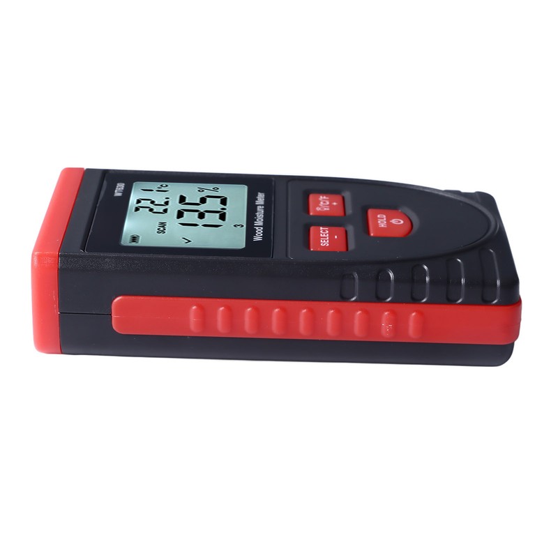 Wood Moisture Meter High Accuracy Non Destructive Backlit Display Wood