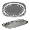 Kingfisher Foil Disposable Platters, Silver, 14-Inch, Pack of 20