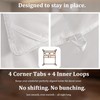 Premium Goose Down Fiber Comforter Queen Size, Ultra Fluffy Hotel