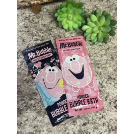 Mr. Bubble Powder Bubble Bath Bubble Gum Scent Single Packet Paraben Free U94
