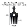 Plastic Afro Hair Comb (B)