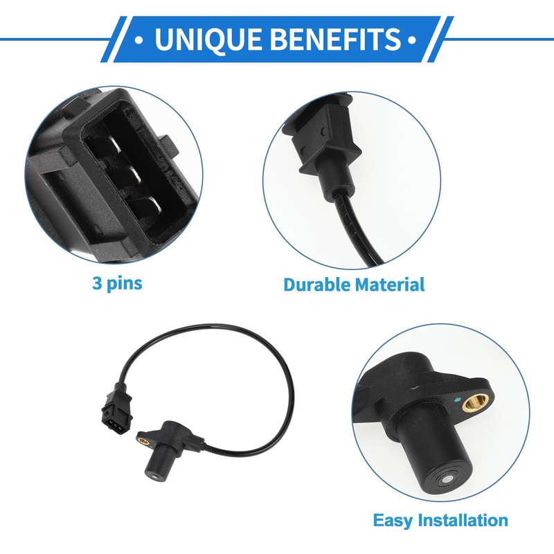 VekAuto 1 Pc Crankshaft Position Sensor for PEUGEOT 309 Hatchback