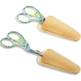 SEWACC 6pcs Scissors Pu Sleeves for Safe Storage for Embroidery Shears Stylish and More