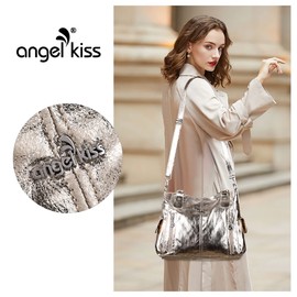 Handbags for Womens Top-Handle Hobo Purse Roomy Casual Shoulder Bags PU Tote Satchel Purse for Womens 1gold X-Large