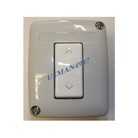Rocker Switch for a roller garage door, roller shutter or awning