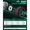 SCITOO 2Pcs Wheel Adapters 1 inch 4x4.5 to 4x100 Bore