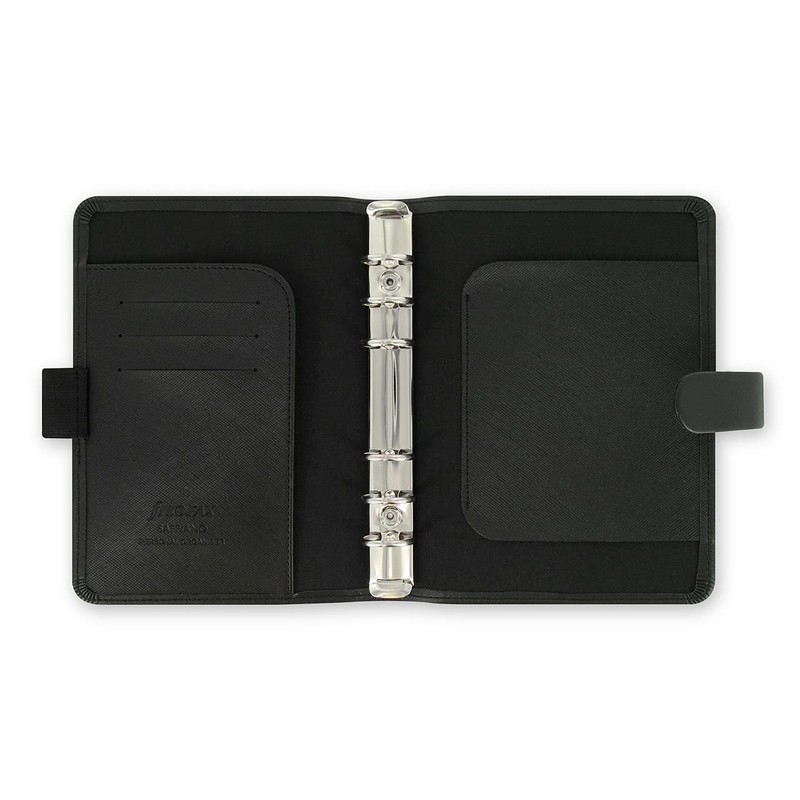 Filofax Personal Saffiano Organiser - Black