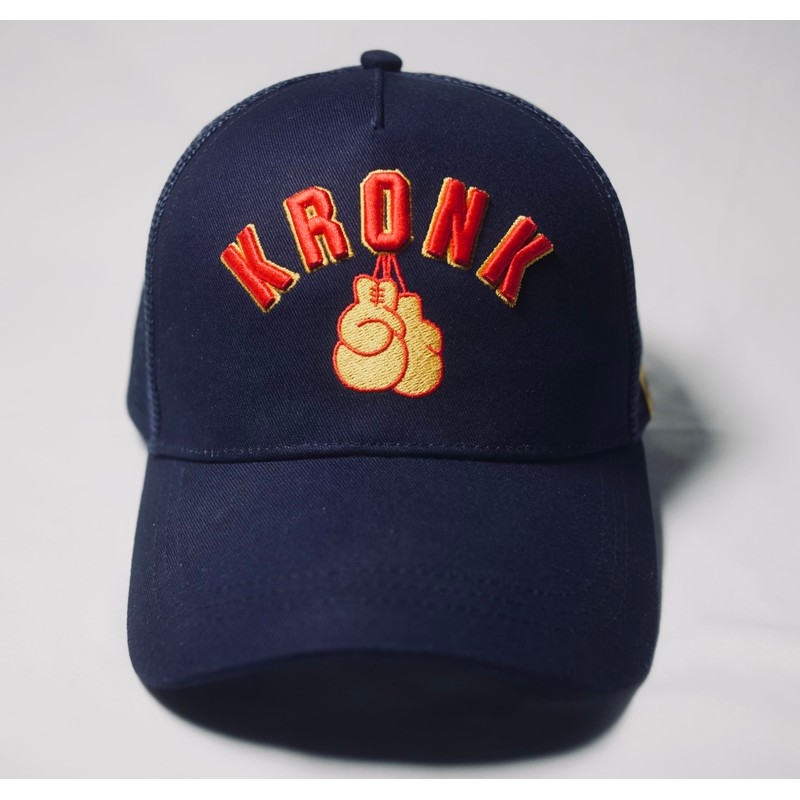 Kronk Baseball Caps, Navy Gloves
