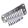 100pcs 10 Teeth Wig Clip Stainless Steel DIY Hairpiece Snap