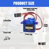 10 Pcs SG90 Servos,9G Micro Servos,Compatible with Arduino Projects and