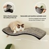 LIORCE Cat Shelf with Comfortable Cat Cushion - Wave Modern