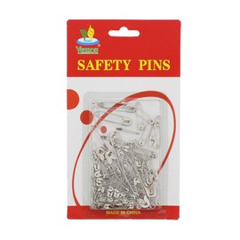 Zac's Alter Ego Pack of 100 Pieces Safety Pins - 4 Different Sizes