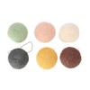 6 Color Water Drop 100% Konjac Wash Face Flutter Natural