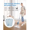 8 Pack Pur Steam Mop Pads Compatible with PurSteam ThermaPro