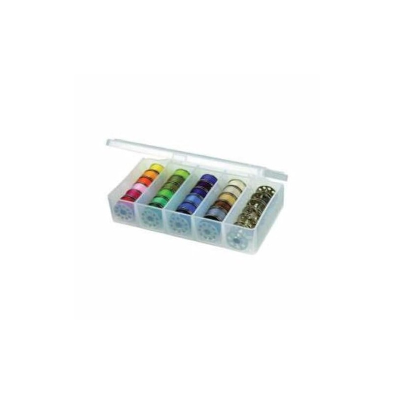 ArtBin 8155AB Sew-Lutions Bobbin Box, Sewing Bobbin Organizer, [1] Plastic