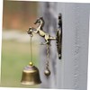 Kisangel Alloy Wind Chime Bells Horse Door Bell Retro Doorbell