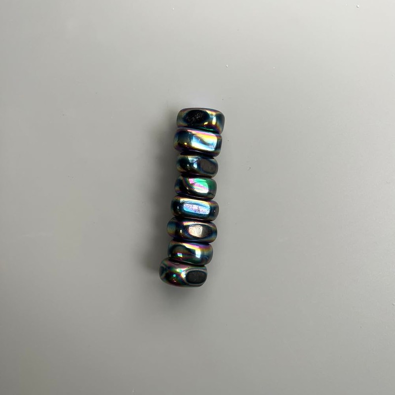 VIE Tumbled Magnets, Pack of 6, Aura Hematite