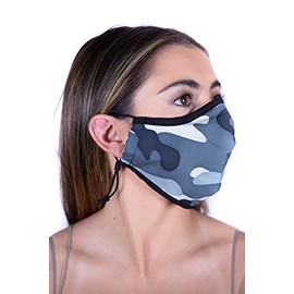 Headmost Comfymax Low Profile 2 Layer Fabric Facemask: Water Repellent, Washable & Breathable Face Mask (LPCA20)