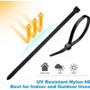 Zip Ties 12 Inch 1000 Pack Black Zip Ties Small