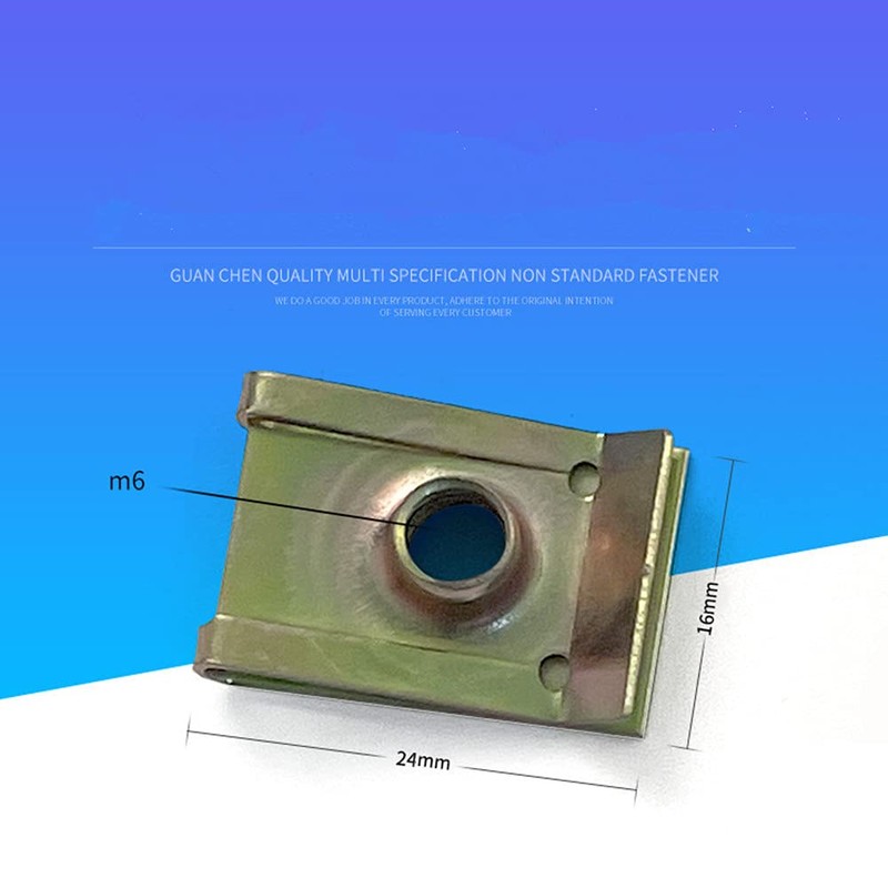 30 Pcs M6 6mm ​Clamp Fastener Screw Nuts Kits U