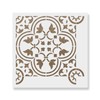 Rosario Linoleum Stencil - Floor Tile, Fireplace, Kitchen Stencil