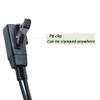 BVMAG Acoustic Tube Covert Earpiece Headset with PTT Mic Compatible