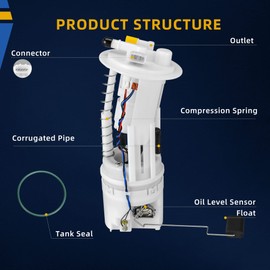 DWVO Fuel Pump Compatible with 2005-2016 Frontier, 2005-2012 Pathfinder, 2005-2015 Xterra, 2009-2012 Suzuki Equator 2.5L 4.0L
