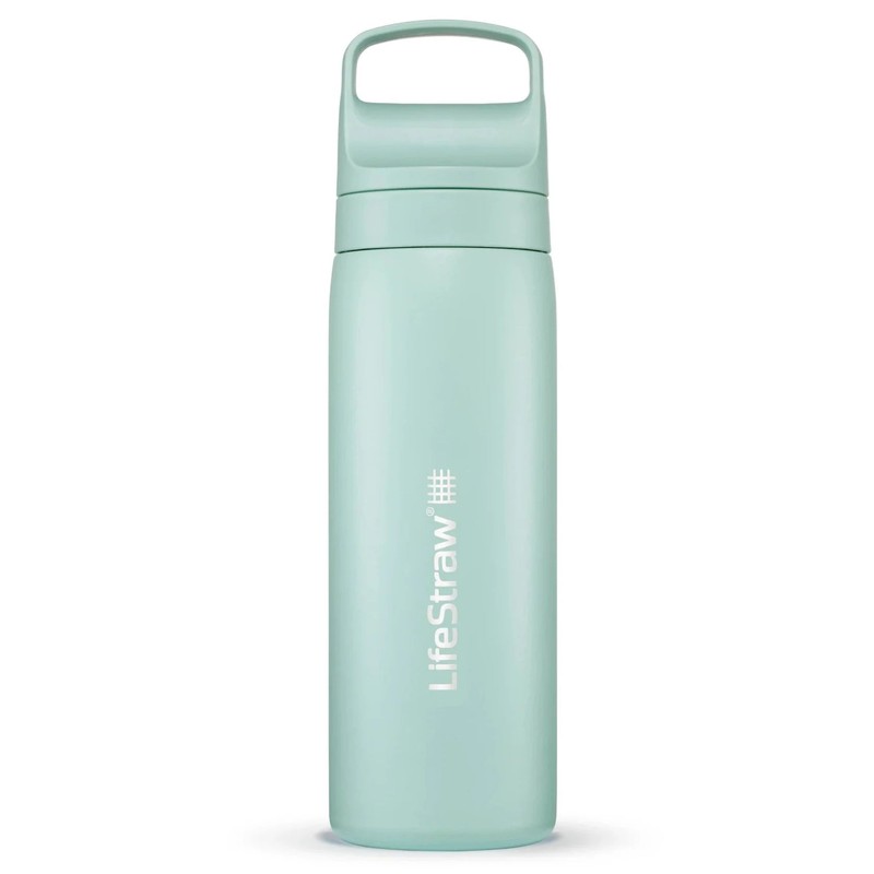 LifeStraw Go 2.0 Stainless Steel Water Filter Bottle 500ml, Laguna