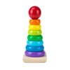 Melissa & Doug Rainbow Stacker Wooden Ring Educational Toy -