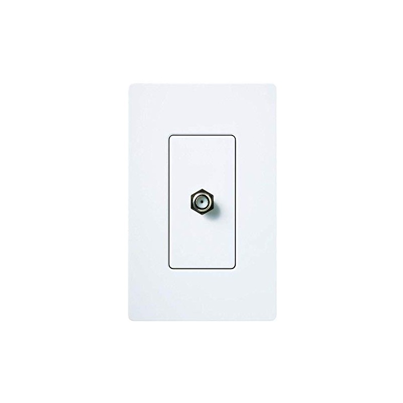 Lutron CA-CJ-WH Claro Cable Jack, White
